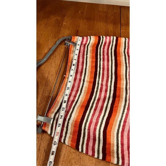 Talbots Multicolor Stripe Linen Pencil Skirt Size 6 - Picture 4 of 9